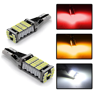 Lâmpada LED De Sinalização De Volta 45 chip , terminal T10/T15 (1) Para Olhos Brilhantes De Motocicletas De Carro . em Oferta na Shopee