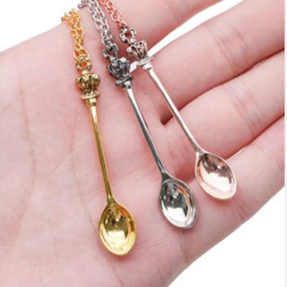 1 Pedaço de Liga Liga Liga Coroa Mini Jóias Ouro Alice Colar da Coroa Colar da Coroa Colher da Coroa