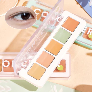 Maquiagem Colorida , Corretivo De Cinco Cores , Máscara Para acne Manchas , Bolsa Os Olhos , Círculo Preto , natural