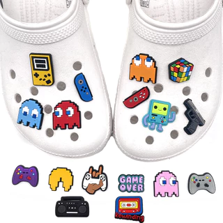 17pcs/set Cartoon Shoe Charms For croc Garden Shoes Accessories Women Kid's Party Gifts Decorações Para Mochila Adultos