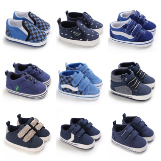 0-1 Sapatos Esportivos Masculinos Para Bebês Com Sola Macia