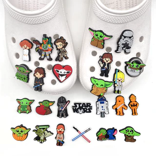 25pcs/set Cartoon Shoe Charms For croc Garden Shoes Accessories Women Kid's Party Gifts Decorações Para Mochila Adultos