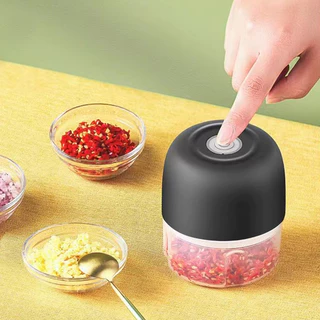 Moedor De Alho Elétrico 1200mah , Liquidificador De Pimenta , mini , Picador De Alimentos , Fino , USB Sem Fio