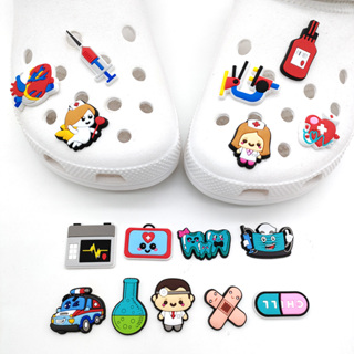 21pcs/set Cartoon Shoe Charms For croc Garden Shoes Accessories Women Kid