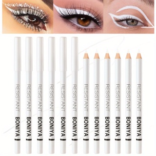 12 Canetas de maquiagem multifuncionais White Eyeliner Lip Liner