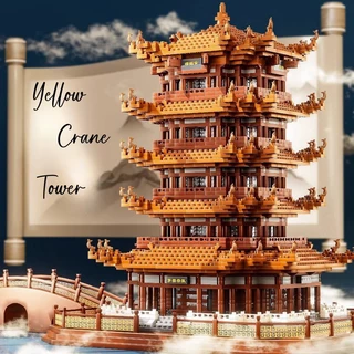 Blocos de construção de simulação arquitetônica chinesa retrô elegante