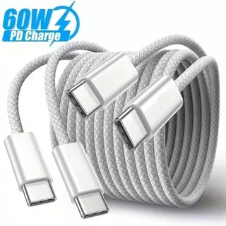 Cabo USB C De 60 W Para Tipo PD 3.0 De Carregador De Carregamento Rápido Fio-5A TypeC USBC Macbook Pro Air Laptop , IPho