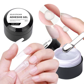 1Pc 10ml Pontas De Unhas Sólidas Gel Adesivo Sólido Remendo De Cola Adesiva Super Pegajosa UV Nail Art Secagem Rápida Fo