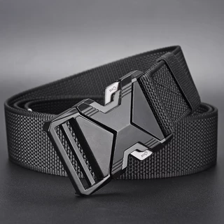 Cinto esportivo masculino de grau tático | Fibra flexível de alta resistência + fivela de PVC resistente ao desgaste | C