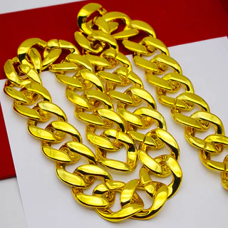 1 Peça Colar De Declaração Banhado A Ouro Ousado Feminino Na Moda Corrente Exagerada Joias De Festa
