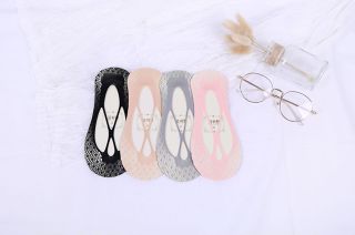 3 Pares Senhoras Meias Invisíveis de Seda de Palma Cheia Meias Invisíveis de Seda de Palma Cheia Meias de Barco Anti-fora Meias de Moda Confortáveis