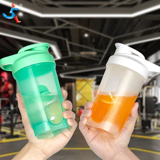 Garrafa Agitadora Com Bola 500ML Shake Protein Water Cup Food Grade PP BPA FREE
