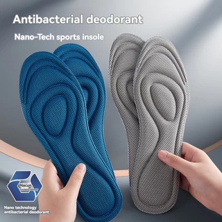 Palmilhas Esportivas Com Antibacteriano , Resistentes Ao odor , Alta Elasticidade , Absorção De Choques Suor , Respirabilidade , ultra Macias Para Homens E Mulheres 4d