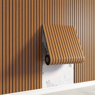 Papel De Parede 3D Madeira 20m 45cm Adesivo Automático Adequado Para Cozinha , De Fundo De TV , Quarto