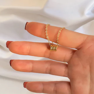 1pc Colar De Corrente De Ouro Para Mulheres Elegante Corpo Jóias Minimalista Acessório De Moda