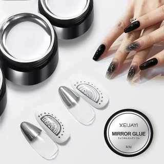 1 Unidade 6ml UV LED Soak Off Gel Vernizes Lacas Polonês Para Manicure-Esmalte De Metal Espelhado Com Desenho De Pintura