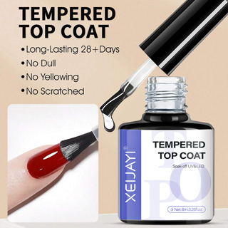 XEIJAYI No Wipe Funcional Top Coat Gel De Esmalte De Unha Desenho Semi Permanente Embeber Ferramenta De Arte De Unhas UV LED
