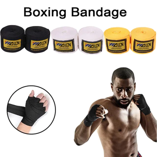 2 Rolos/Set 5M Algodão Boxe Bandagem Esportes Cinta Sanda Kick MMA Luvas De Mão Envolve Cinto Envoltórios
