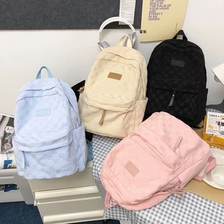 Mochila Estilo Coreano Escolar Feminina De Grande Capacidade