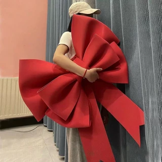Laço De Cortina Vermelha Para Sala De Casamento , Decoração De Quarto , Pingente De Gravata Borboleta