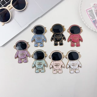 Suporte De Luxo Para Telefone De Mesa Dobrável De Astronauta Brilhante