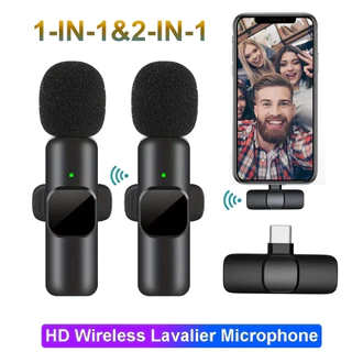 Microfone Portátil De Lapela K9 , Sem Fio , Mini , Adequado Para IOS , Android , Sistema Vlog , Jogos Ao Vivo , Celular