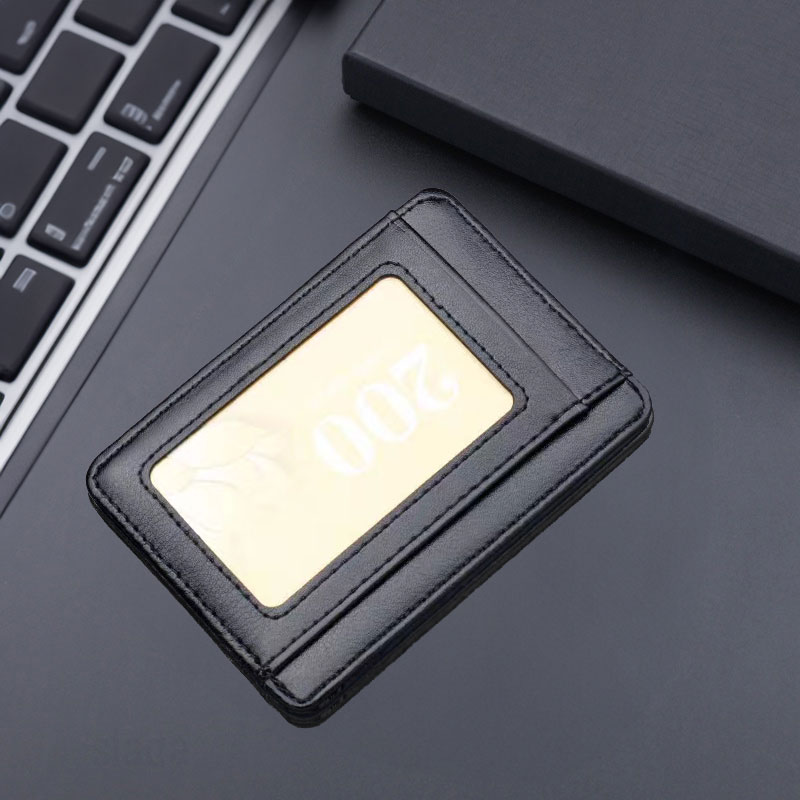 Bolsa Para Cartão De Crédito Portátil Ultra Fina Clip Multi slot Homens Integrado De Grande Capacidade