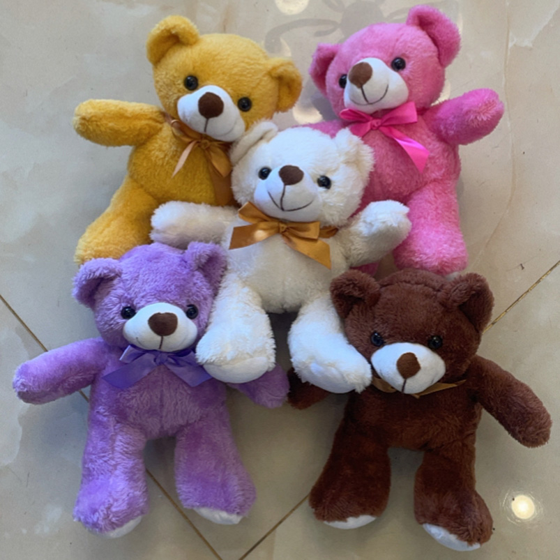 9.84 Polegadas 5 Cores Brinquedo Recheado Diga Olá Lovely Teddy Bear Baby Hug Company Boneca De Pelúcia Natal ramazan Ramadan Gift