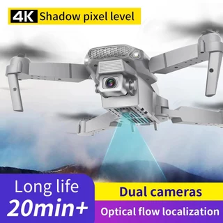 E888 Drone 4K Câmera HD De Ângulo Amplo WiFi FPV De Altura Dobrável RC Quadrotor Helicóptero Dual Camera Brinquedos Infantis