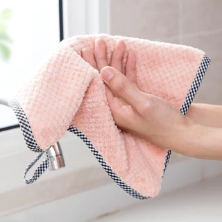 1pc Pano De Lavar Louça Não-Óleo Limpeza Absorvente Cabelo Cozinha Toalha