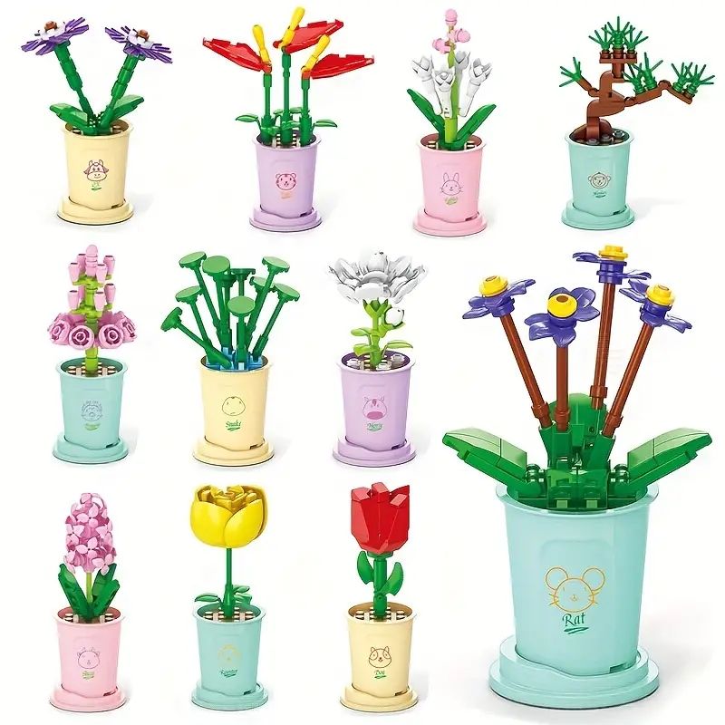 Exquisito Bloco De Flores Para Escritório , Decoração De Desktop Natal , Presente