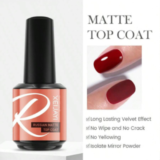1PCS 15ML Gel De Top Coat Function Sem Wipe Matte Transparente De Molho De Unhas UV LED Manicure Primer Verniz