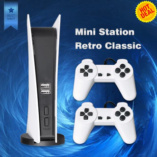 GS5 TV Vídeo USB Dual Plug and Play Console De Jogo Portátil Nostalgia Mini Game Station Toys Holiday Gifts (Com 200 + Jogos Retro Clássicos)