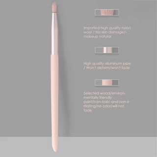 Escova de Lábios Rosa Única Escova de Maquiagem Escova para Sombra Escova de Alto Brilho Fábrica de Escovas de Contorno de Alta Qualidade Venda Direta FINDCOLOR