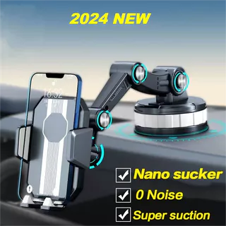Suporte De Telefone Para Carro Bujão De Sucção Ajustável Tipo 360 ° O Painel Giratório Previne Vibração Constante E É À Prova De Choque .