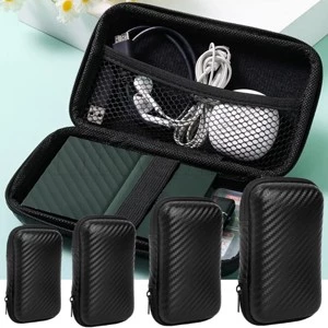Saco de disco rígido móvel eva saco de armazenamento de fone de ouvido Bluetooth cabo de dados caixa de embalagem de tes