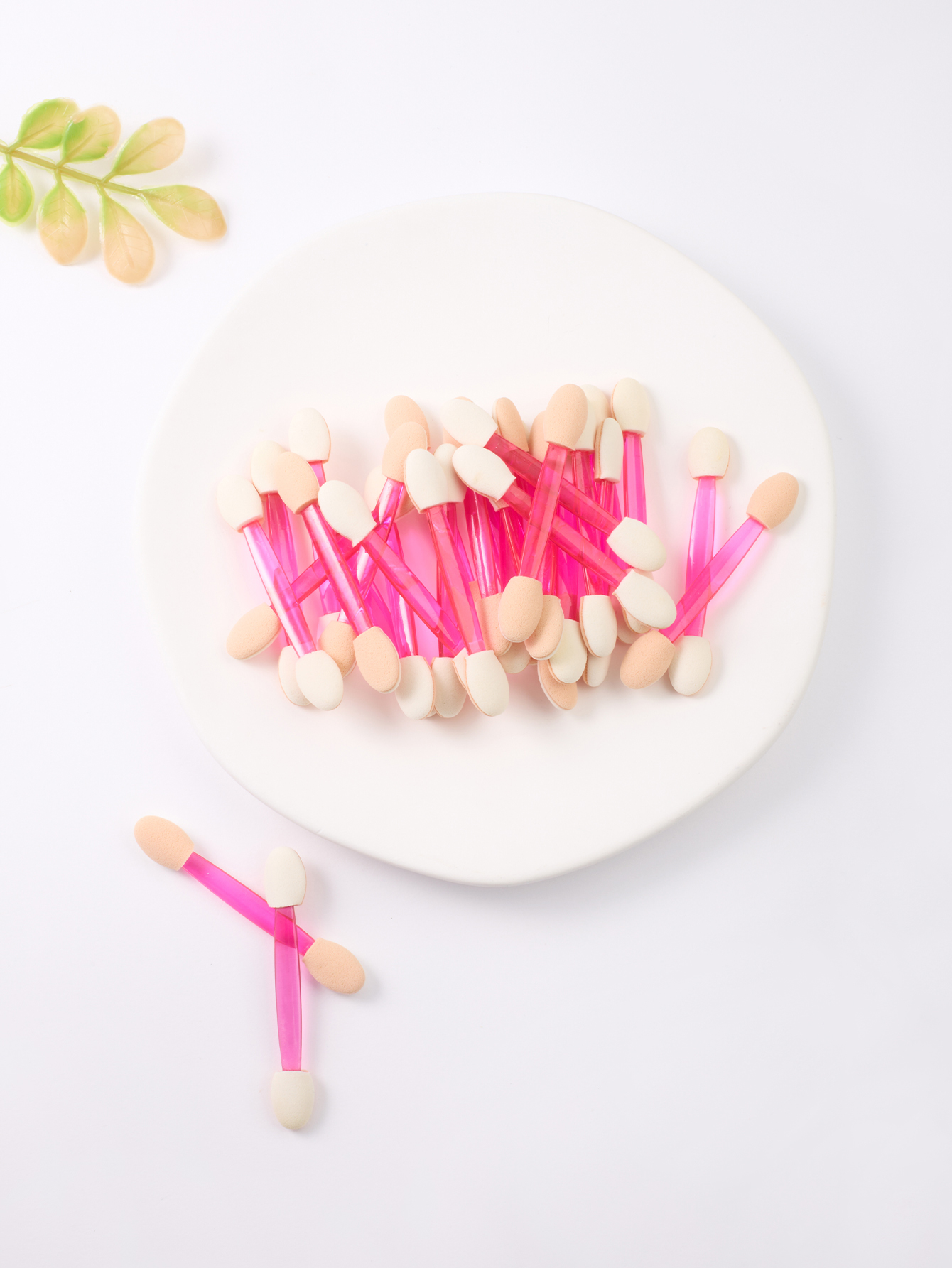 Eye Shadow Stick Esponja de Látex Esponja Descartável Escova de Sombra Descartável Escova de Manicure para os Olhos Ferramenta de Beleza 36pcs