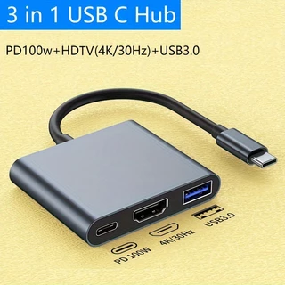 Estação de ancoragem tipo c Adequada para Apple Notebook Expansão usb conversor hdmi Projetor de tela de projeção