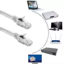 Cabo Ethernet Blindado CAT6 FTP RJ45 LAN Interno Externo Disponível