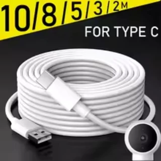 Cabo De Carga Rápida USB Tipo C 3M 5M 8M 10M 12M Porta Dados Micro Universal Para Câmera Huawei Xiaomi Samsung