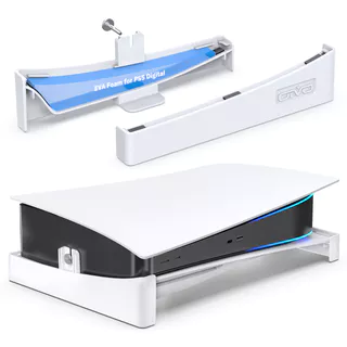 OIVO Suporte Horizontal Para PS5 , PS5 Base , Playstation 5 Disc & Digital Editions Accessories , White (Não SLIM)