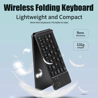 B68 Conexão Remota Teclado Dobrável Portabilidade De Lítio BT Mini Business Office Home Keypad Para iPad IOS/Android/Windows Tablet