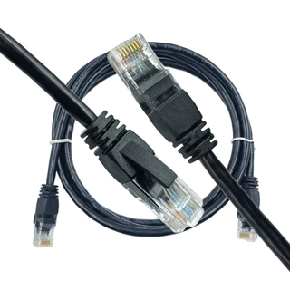 Cabo Ethernet Plano Redondo Cat6A De 1M-30M Para Roteador De Computador RJ45