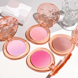 Hisyi Cute Funny Blush Gradient Blush Gradient Blush Matte Delicado Maquiagem Nua Diária Brilhante Visual Natural Clareador Estudantes