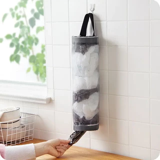 Sacos De Lixo De Cozinha 1pc Diversos Plástico Para Armazenamento Na Parede Pendurados Reutilizado Org