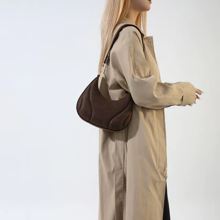 Popular Bolsa de Indentação Criativa Bolsa de Mão Feminina Novo Estilo Moda Textura de um ombro