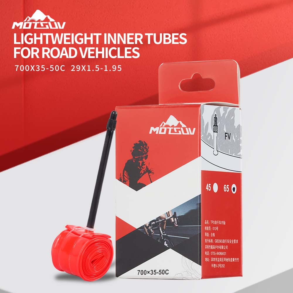 MOTSUV tpu Tubo Interno 700c Cascalho Acessórios De Bicicleta 700 × 35 38 40 45 47 50C Bicicletas De Montanha 29 1,5 1,75 1,95 MTB 29 Pneu 46g