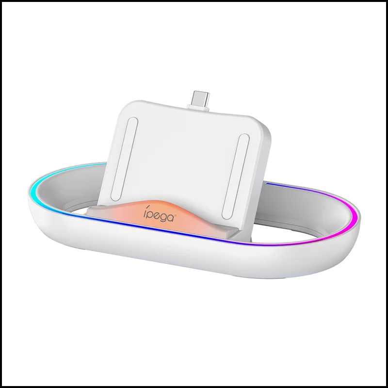 Adequado para PS5 Portal Estação de Carregamento Rápido de Estação de Carregamento Adequado para PS5 Portal Console de Jogo Remoto com Luz RGB