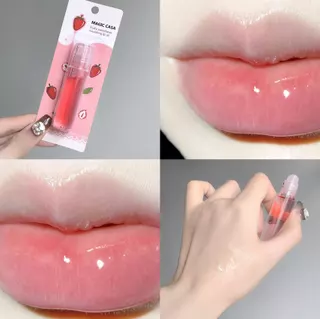 Hidratação Roll-On Lip Oil Care Cuidados com os Lábios Suaves Lábios Suaves Batom Transparente com Sabor a Frutas