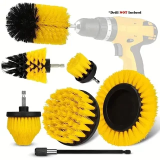 6pcs Pequena Escova De Limpeza , Com Haste Dura Macia Estendida , Adequada Para De Fendas Cantos Pequenos